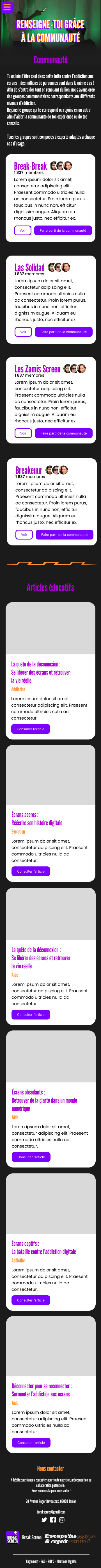 Break Screen - Gallery 2